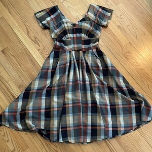 Miss Candyfloss plaid dress